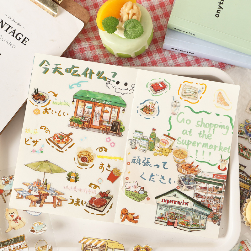20-Sheet Die-Cut Stickers with - Pet Supplies Is Food บทวิจารณ์และราคา