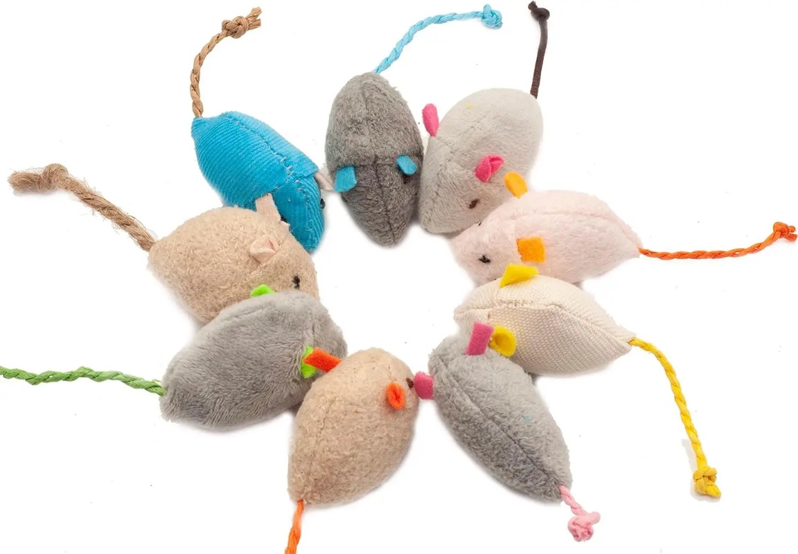 3/200pcs Rattle Cat Mouse Toys - Catnip Toys บทวิจารณ์และราคา