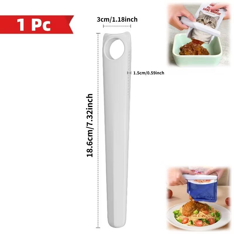 1pcs Cat Food Bag Squeezer – C - Pet Supplies Is Food บทวิจารณ์และราคา