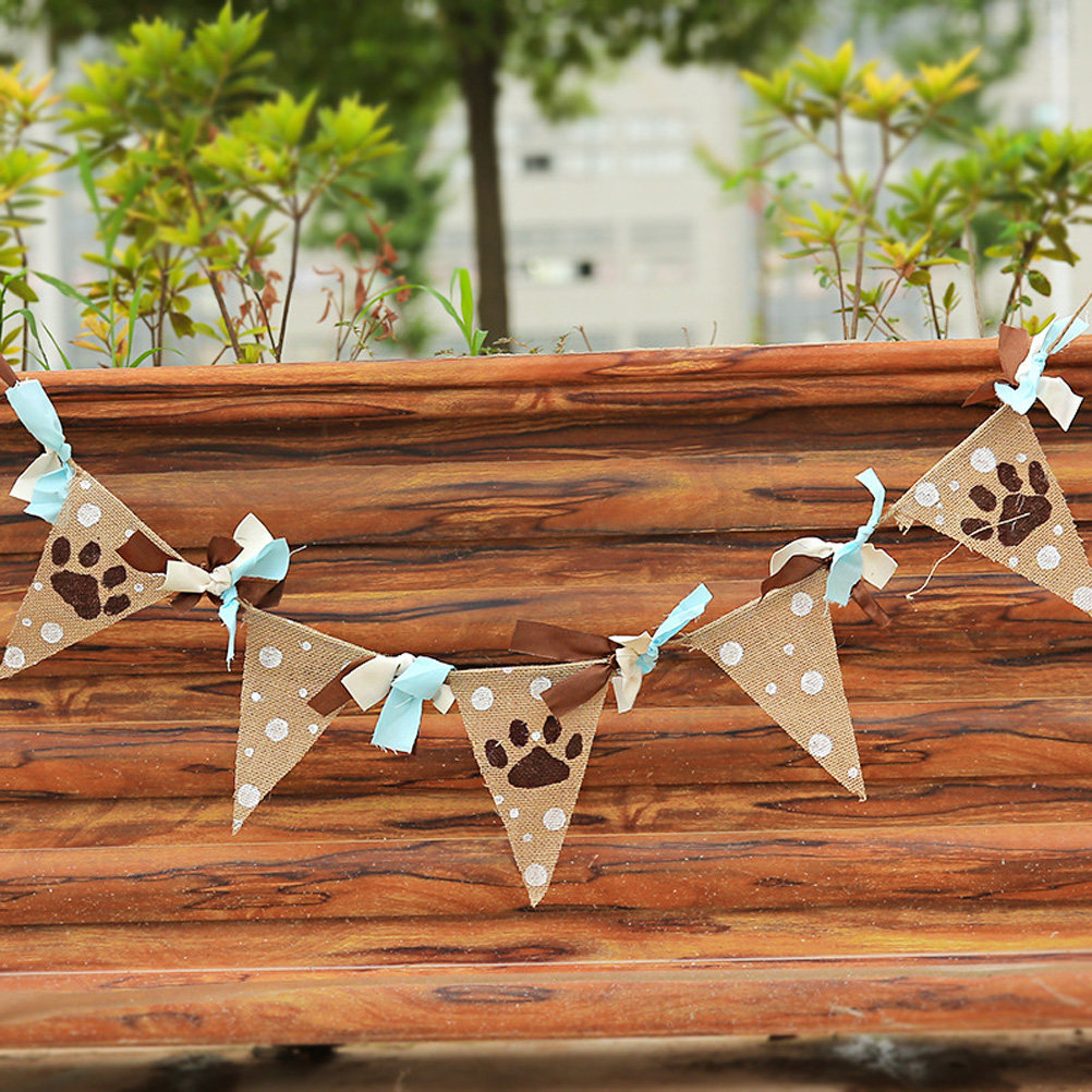 Vintage Linen Bunting Banner A - Pet Supplies Zoo บทวิจารณ์และราคา