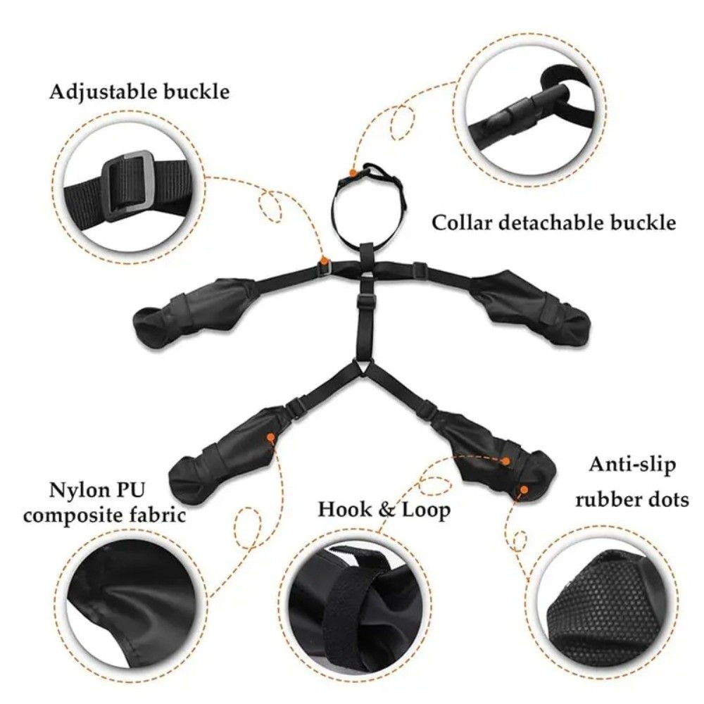 Anti-fall Waterproof Dog Shoes - Dog Booties Paw Protector บทวิจารณ์และราคา
