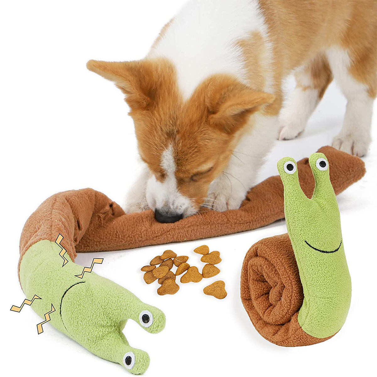 Dog Cat Snail Sniffing Puzzle  - Dog Treat Puzzle Toy บทวิจารณ์และราคา