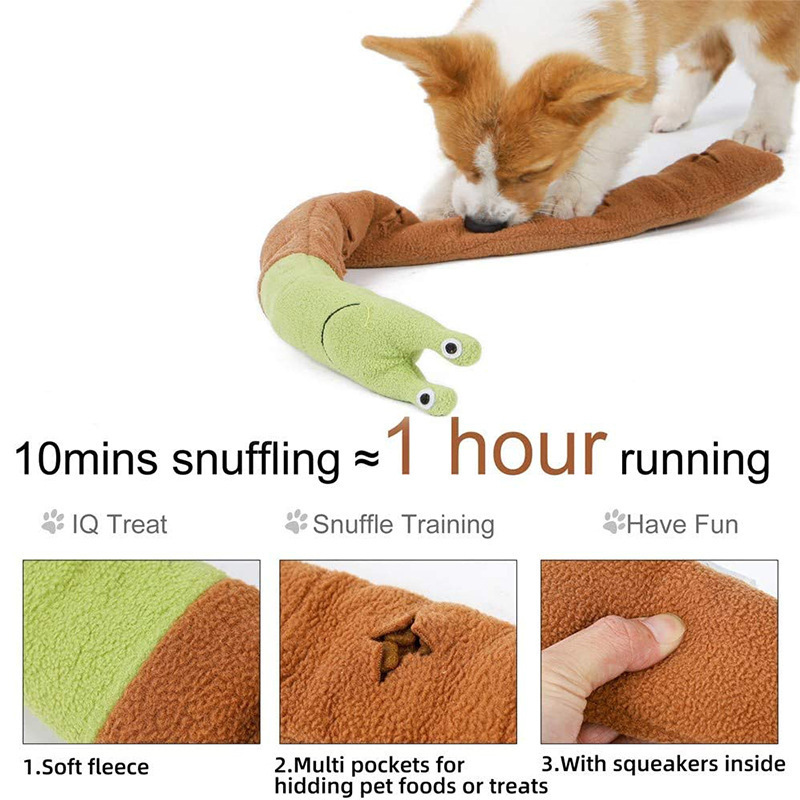 Dog Cat Snail Sniffing Puzzle  - Dog Treat Puzzle Toy บทวิจารณ์และราคา